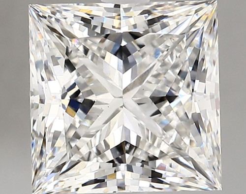 3.69 carat e VS1 EX Cut IGI princess diamond