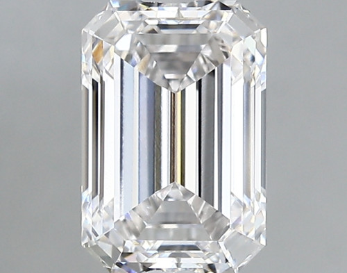 2.08 carat f VVS2 EX Cut IGI emerald diamond