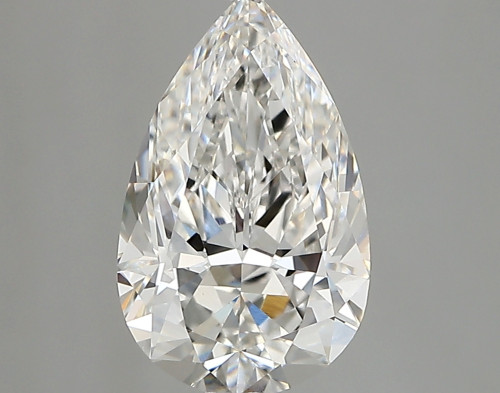 2.22 carat f VVS2 EX Cut IGI pear diamond