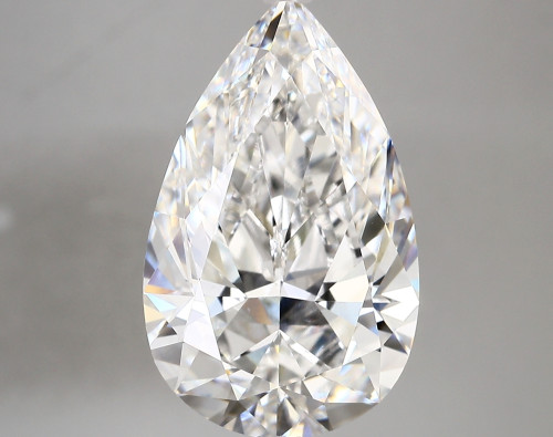 7.13 carat e VVS2 EX Cut IGI pear diamond