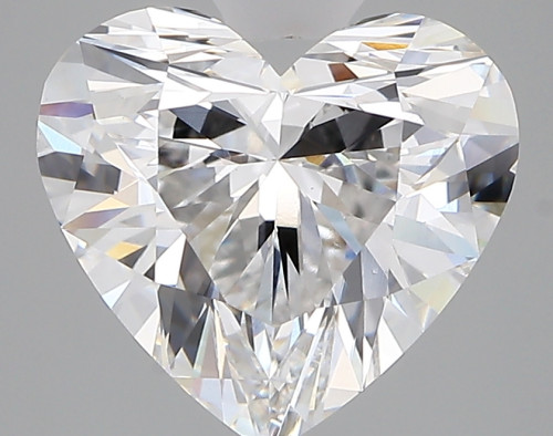 3.34 carat e VVS2 EX Cut IGI heart diamond