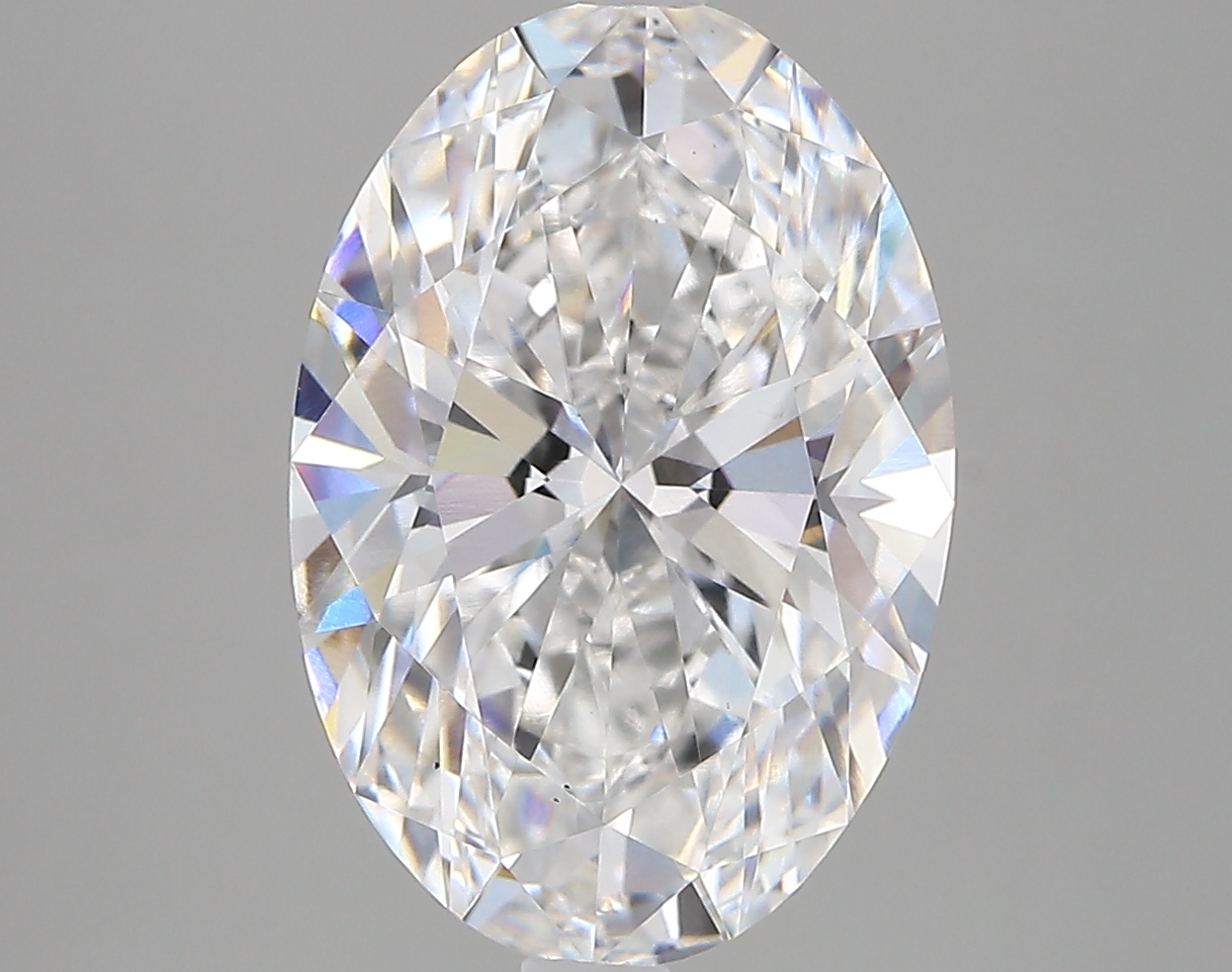 5.00 ct. oval Lab Grown Diamond front image