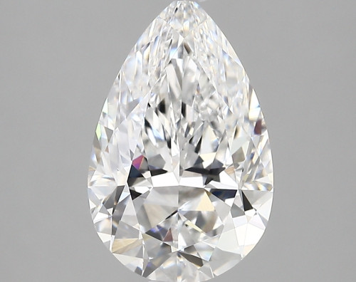2.92 carat d VVS2 EX Cut IGI pear diamond