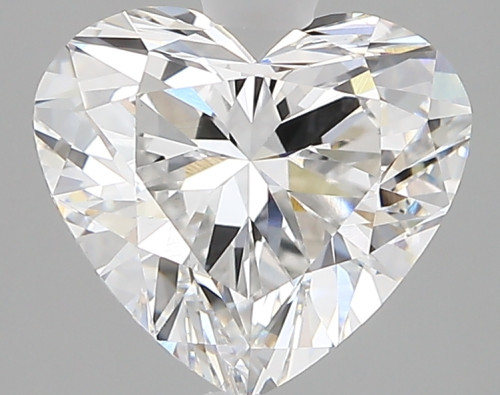 2.44 carat d VS1 EX Cut IGI heart diamond