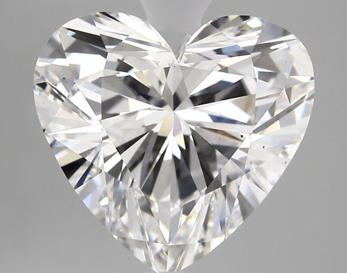 5.3 carat d VS2 EX Cut IGI heart diamond