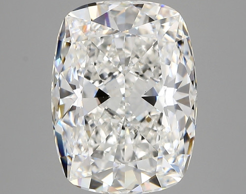 5.42 carat e VVS2 EX Cut IGI cushion diamond