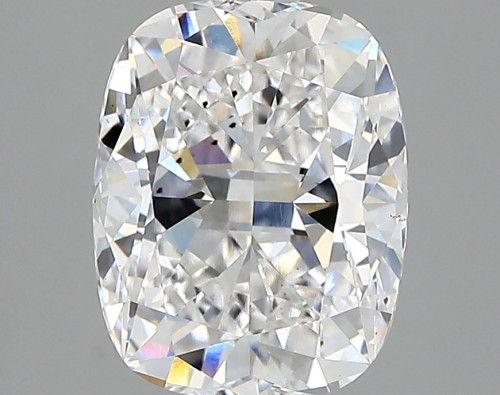 3.18 carat d VS2 EX Cut IGI cushion diamond