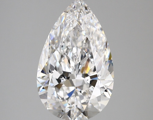 3.89 carat d VS1 EX Cut IGI pear diamond