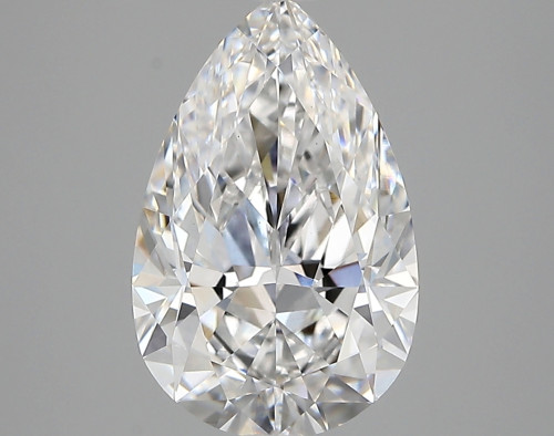 3.21 carat e VVS2 EX Cut IGI pear diamond