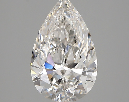 2.13 carat f VS1 EX Cut IGI pear diamond
