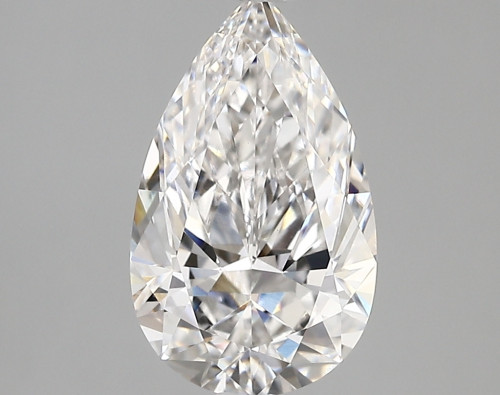 2.22 carat f VVS2 EX Cut IGI pear diamond