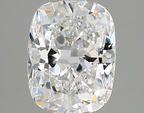 2.06 carat d VVS2 EX Cut IGI cushion diamond