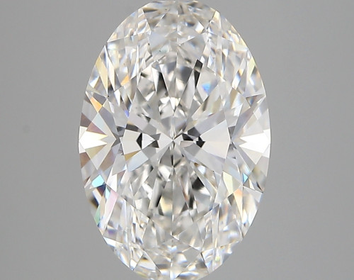 3.48 carat f VVS2 EX Cut IGI oval diamond