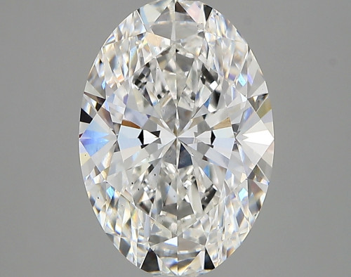 3.51 carat f VS2 EX Cut IGI oval diamond