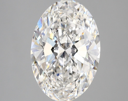 4.01 carat f VVS2 EX Cut IGI oval diamond