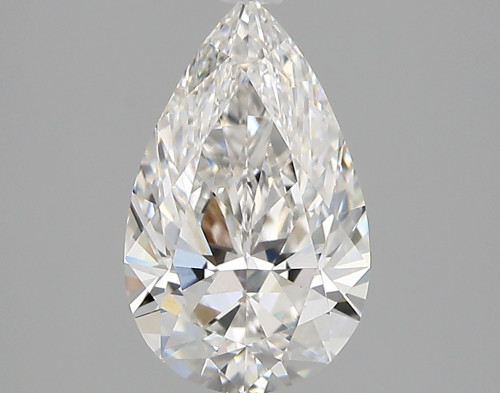 2.09 carat f VVS2 EX Cut IGI pear diamond