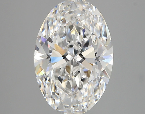 3.15 carat e VVS2 EX Cut IGI oval diamond