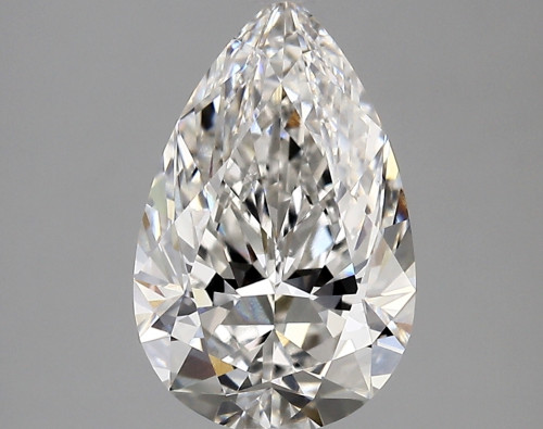 2.67 carat f VVS2 EX Cut IGI pear diamond
