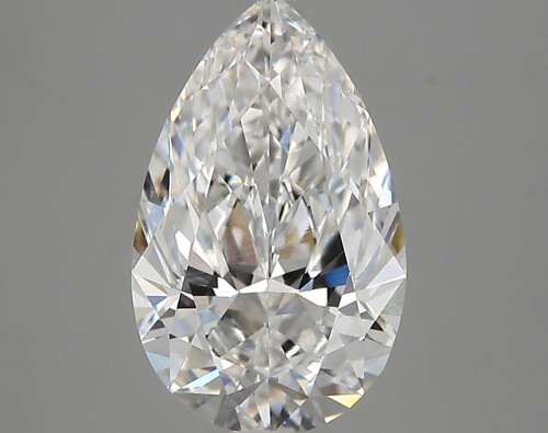 2.66 carat e VVS2 EX Cut IGI pear diamond