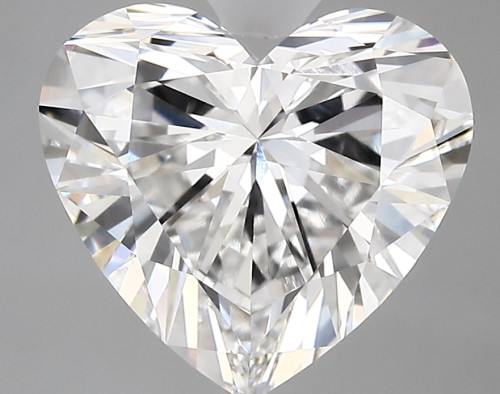 3.85 carat e VVS2 EX Cut IGI heart diamond