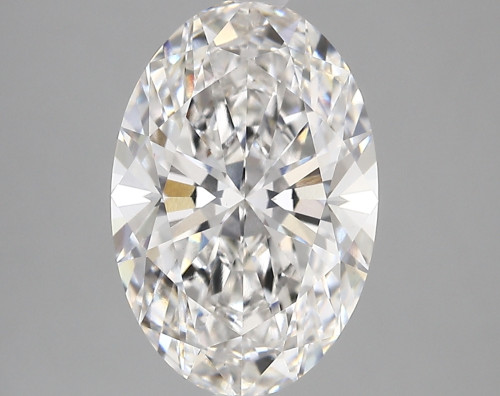 3.64 carat f VVS2 EX Cut IGI oval diamond