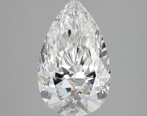 2.84 carat e IF EX Cut IGI pear diamond