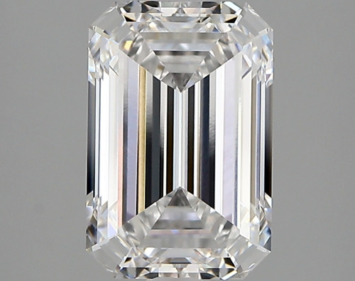 2.72 carat d VVS2 EX Cut GIA emerald diamond