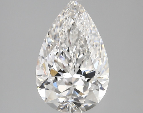 3.06 carat e VVS2 EX Cut IGI pear diamond