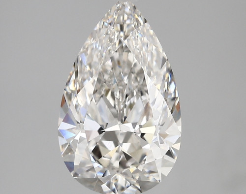 3.25 carat f VVS2 EX Cut IGI pear diamond