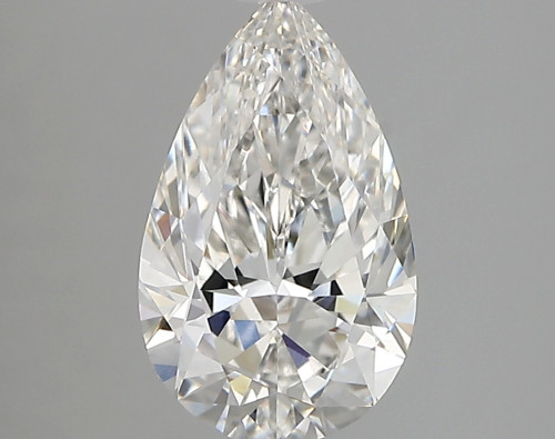 1.81 carat f VVS1 EX Cut IGI pear diamond