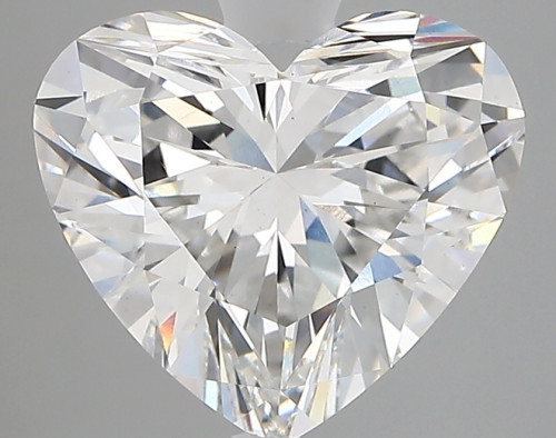 3.30 carat f VVS2 EX Cut IGI heart diamond