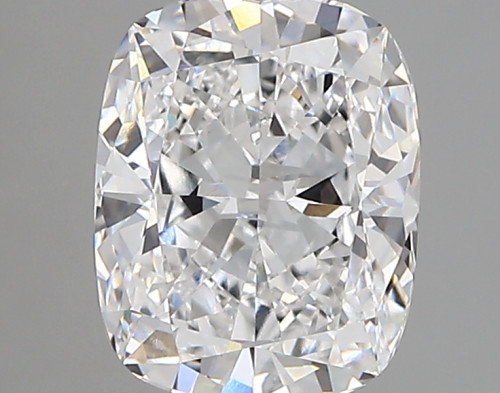 2.01 carat d VVS2 EX Cut IGI cushion diamond