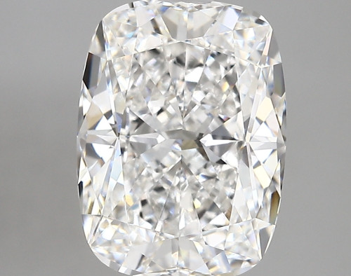 4.26 carat e VVS2 EX Cut IGI cushion diamond