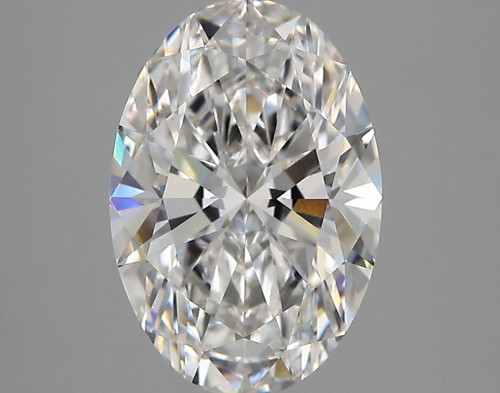 2.74 carat f VVS2 EX Cut IGI oval diamond