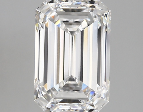 3.77 carat d VVS1 EX Cut IGI emerald diamond