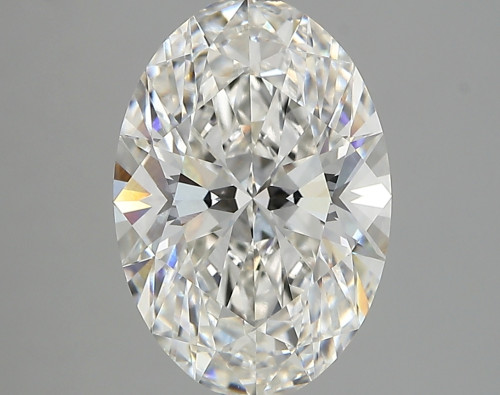 3.46 carat f VVS2 EX Cut IGI oval diamond