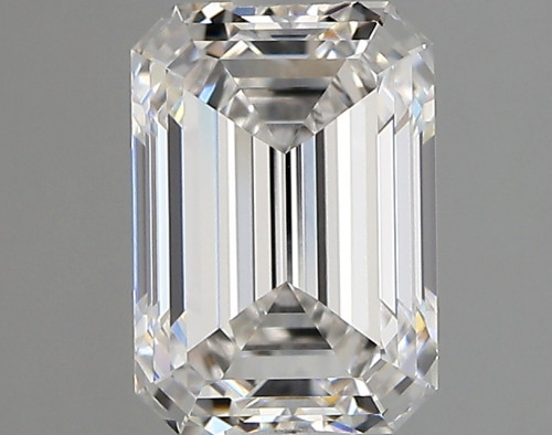 1.71 carat f IF EX Cut IGI emerald diamond