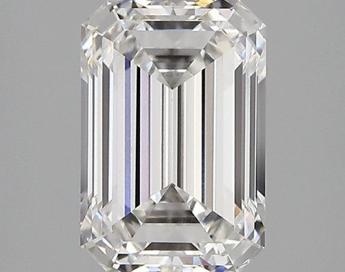 2.38 carat f VVS1 EX Cut IGI emerald diamond