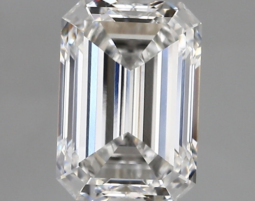 3.01 carat e VVS2 EX Cut IGI emerald diamond