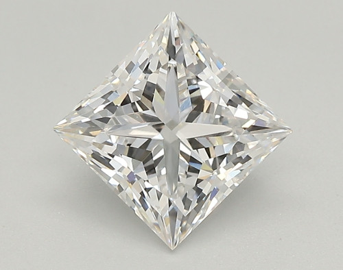 1.73 carat e VVS2 EX Cut IGI princess diamond