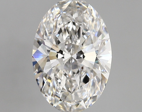 2.1 carat f VVS2 EX Cut IGI oval diamond