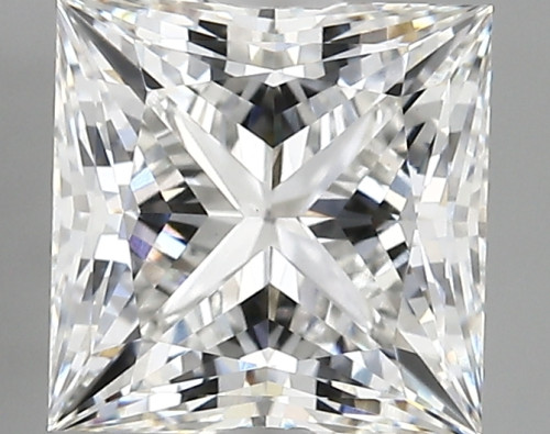 2.72 carat f VVS2 EX Cut IGI princess diamond