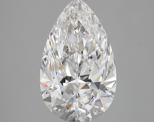 2.72 carat d VVS1 EX Cut IGI pear diamond