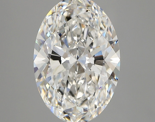 4.01 carat f VVS2 EX Cut IGI oval diamond