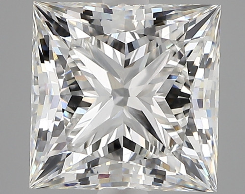 3.77 carat f VVS2 EX Cut IGI princess diamond