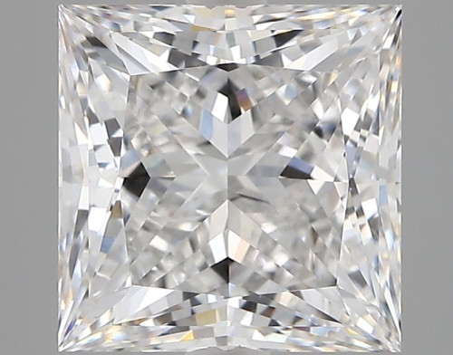 4.49 carat e VVS2 EX Cut IGI princess diamond