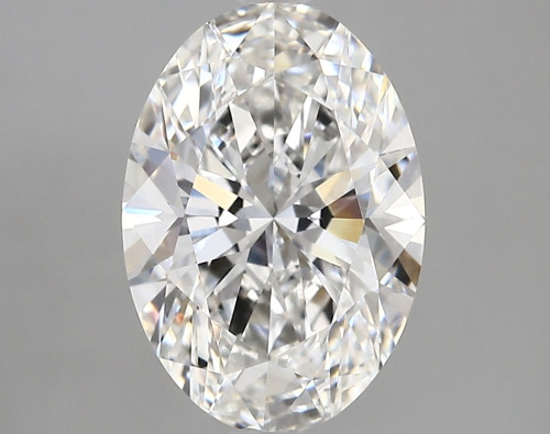3 carat f VVS2 EX Cut IGI oval diamond