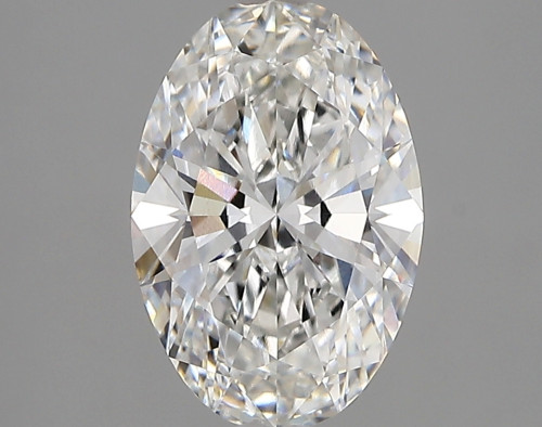 2.1 carat e VVS1 EX Cut IGI oval diamond