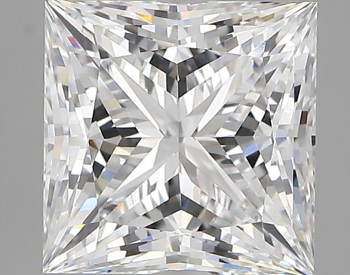 3.45 carat e VVS2 EX Cut IGI princess diamond