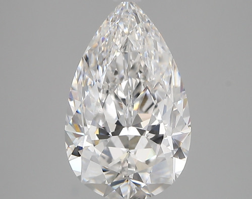 3.16 carat e VVS1 EX Cut IGI pear diamond